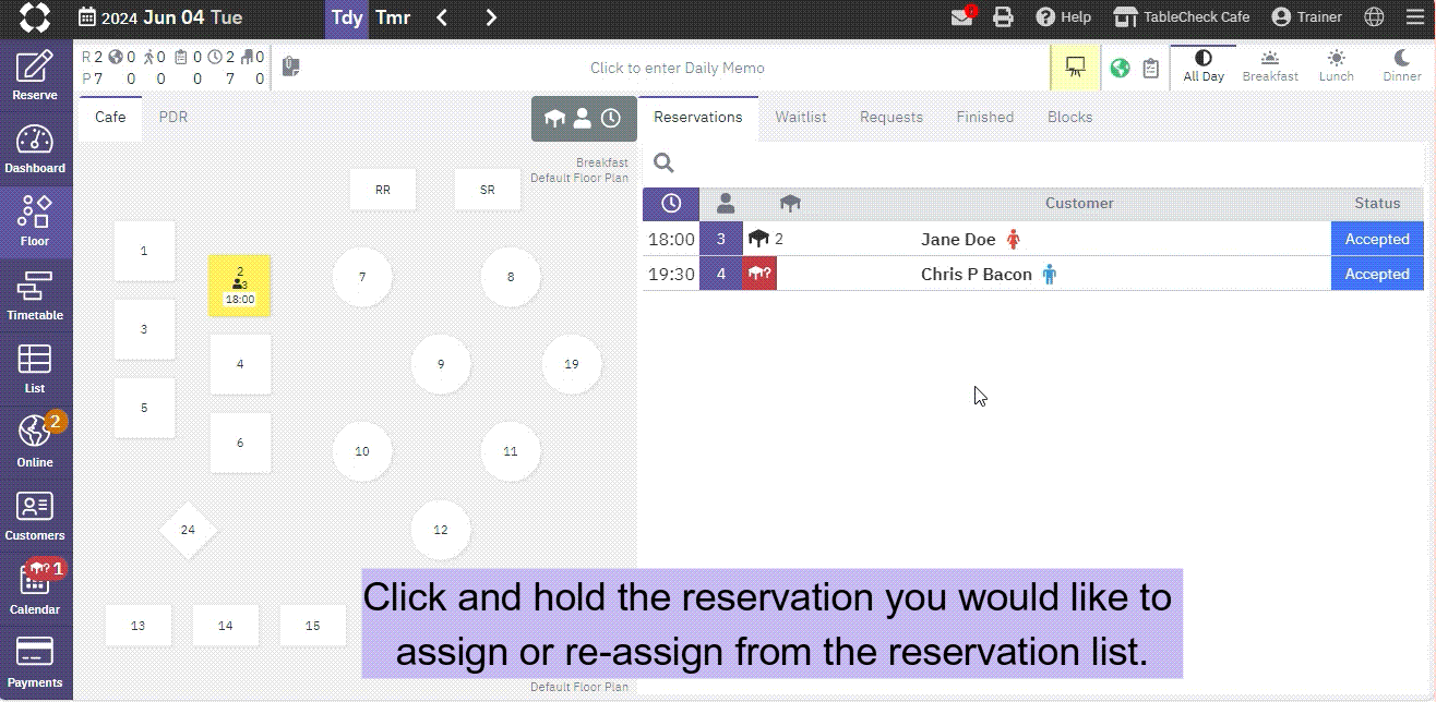 Drag & Drop - Assigning to A Singular Table.gif